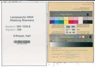 Entnazifizierung Karl Erfmeyer , geb. 08.01.1899 (Hilfsschullehrer)