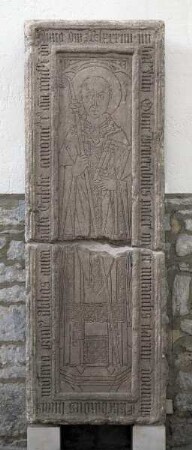 Grabplatte des Abts Eckehard von Huysburg