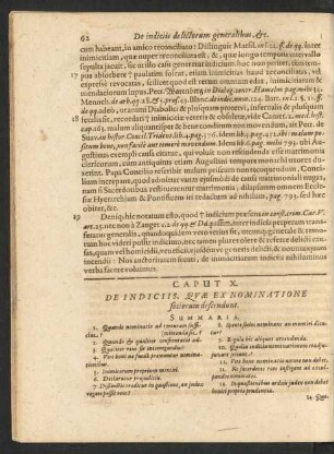 Caput X. De Indiciis, Quae Ex Nominatione sociorum descendunt.