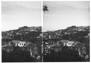 Funchal, Madeira/ Portugal: Blick über die Stadt von einem Hügel aus