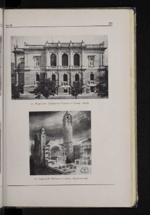 65. Städtisches Museum in Leipzig. 1883/86