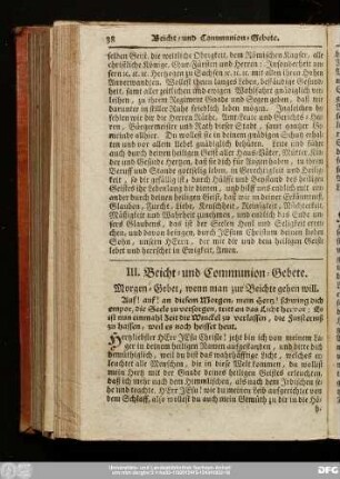III. Beicht- und Communion-Gebete.