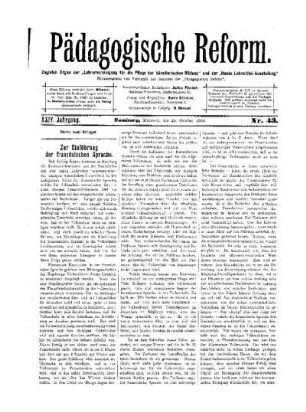 Zur Einführung der französischen Sprache