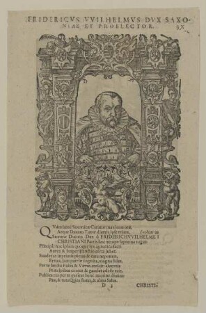 Bildnis des Herzog Friedrich Wilhelm I. von Sachsen-Weimar-Altenburg