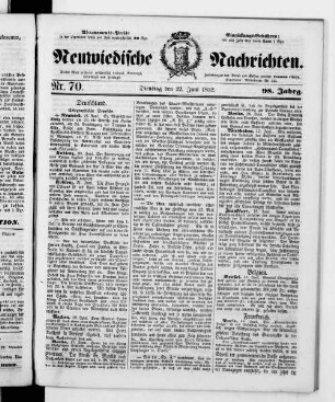 Neuwiedische Nachrichten
