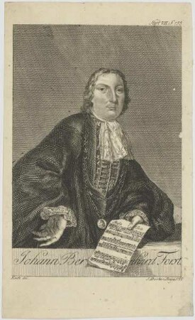Bildnis des Johann Bernhard Forst