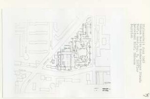 Wohnen Schöneberger Straße, Berlin-Tempelhof (Diplomarbeit bei Kurt Dübbers): Lageplan 1:500