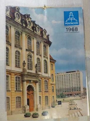 Wandkalender 1968 Pentacon