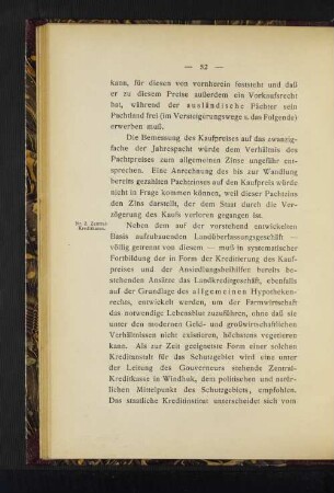 Nr. 2. Zentral-Kreditkasse.