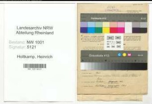 Entnazifizierung Heinrich Holtkamp, geb. 14.03.1879 (Schneider)
