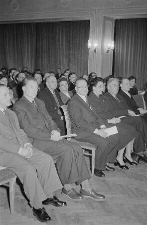 Veranstaltung im Franz-Mehring-Haus in Leipzig, Blick in das Auditorium