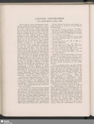 Colonia Treverorum