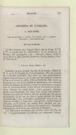 Contrées de l'Océanie