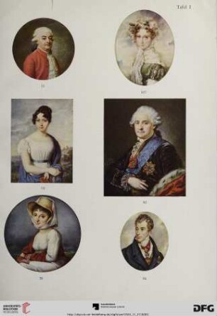 Tafel I-VIII