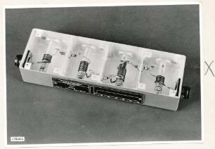 Tiefpass TP 6 Ansicht von oben, offen, Foto 1959
