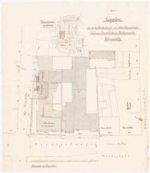 Rathaus, Eberswalde: Lageplan