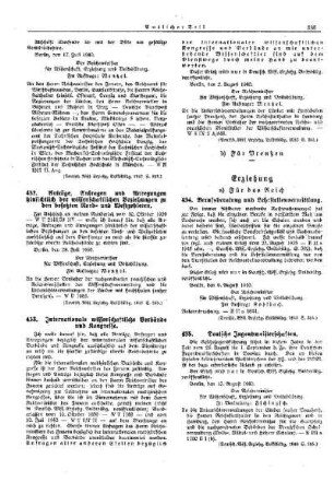Berufsberatung und Lehrstellenvermittlung : [Erziehung] ; [Für das Reich] ; [Amtliche Erlasse] ; [Amtlicher Teil]