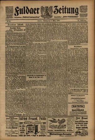 Zweite Ausgabe vom Freitag, den 06. März 1908.