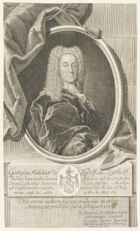 Bildnis des Georgius Melchior de Ludolf alias Leutholf