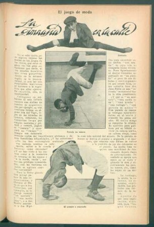 La gimnasia en la calle : El juego de moda