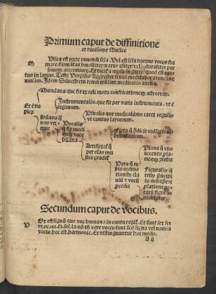 Primum caput de diffinitione et divisione Musice