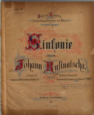Sinfonie : op. 13