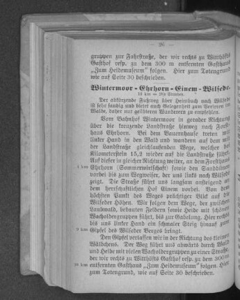 Wintermoor - Ehrhorn - Einem - Wilsede.