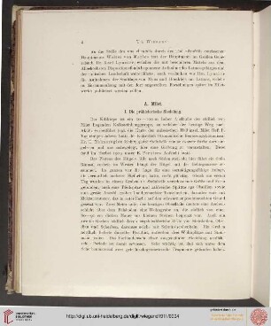 I. Die prähistorische Siedlung
