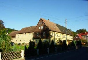 Gohrisch-Cunnersdorf, Nr. 18. Gehöft. Straßenansicht