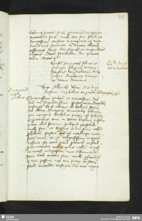 38r-41r: Zwei Briefe des Mailänder Herzogs Filippo Maria Visconti an König Albrecht II. über das Baseler Konzil (1438)