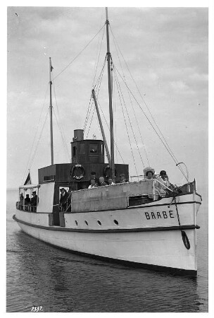 Rügen/ Deutschland: Ausflugsdampfer Baabe-Sellin