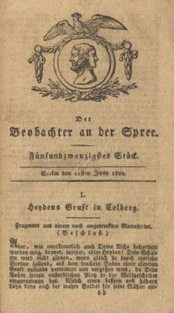 25. Stueck, 21. Juni 1802
