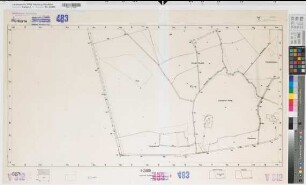 Greven (Greven), Flurbereinigung Aldrup, Flur-(Rahmen-)karte 0271 Greven l.d.E. Flur 116