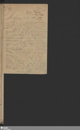 Wagner, Richard an Schmidt Adolf, 20.02.1863