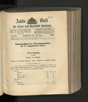 No. 155, 23. Juni 1917
