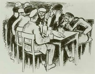 Arbeiter am Tisch