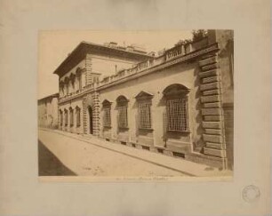 Palazzo Pandolfini, Florenz: Seitenansicht Straßenfassade