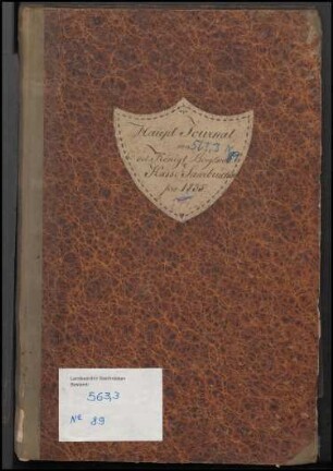 Hauptjournal der Bergamtskasse