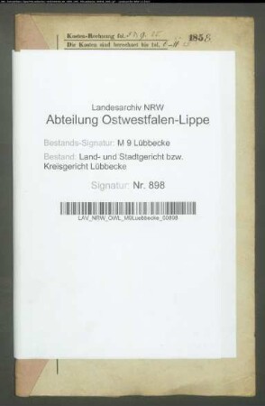 Erblasser: Meyer, Wilhelm Heinrich Georg:
