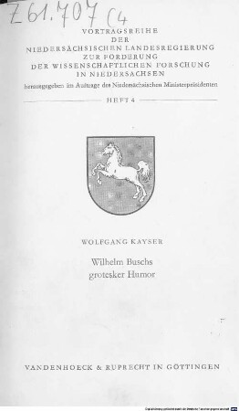 Wilhelm Buschs grotesker Humor