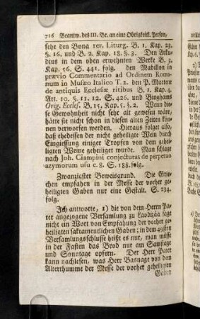 716-727, Zwanzigster Beweisgrund. Die Griechen empfahen ...