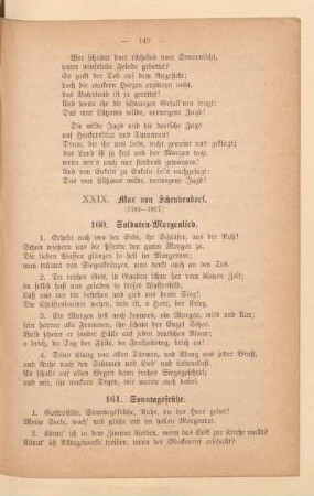 XXIX. Max von Schenkendorf