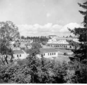 Das grosse Speisezelt im Olympischen Dorf, Helsinki 1952