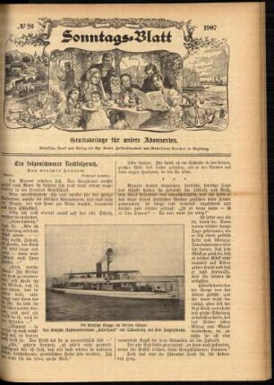 Ausgabe vom Sonntag, den 30. Juni 1907.