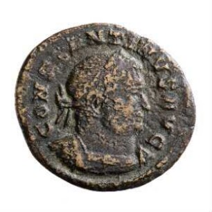 Münze, Halbfollis, Aes 3, 310 - 311 n. Chr.