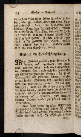 164-166, Achtens die Gemüthsergetzung