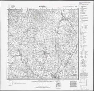 Meßtischblatt 2591 : Willenberg (Nord), 1938 : Willenberg (Nord). - Hrsg. 1911, bericht. 1927, einz. Nachtr. 1929, redakt. Änd. 1938. - 1:25000. - [Berlin]: Reichsamt für Landesaufnahme, 1938. - 1 Kt.