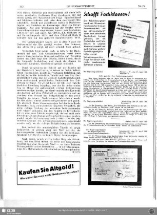 Schafft Fachklassen!