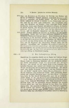 2) Der siebenjährige Krieg