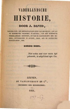 Vaderlandsche Historie, 3